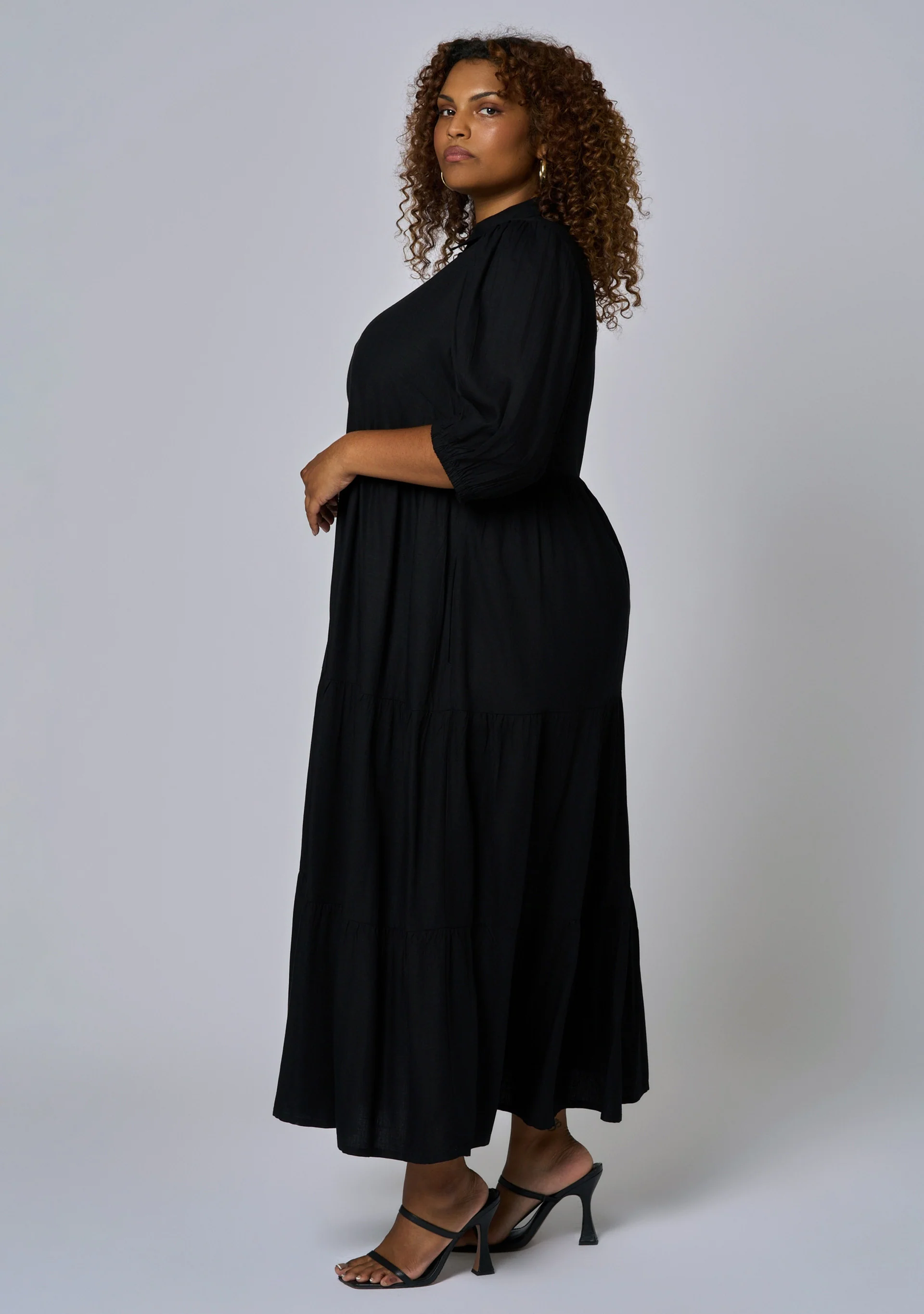 Wild Halo Midi Shirt  Dress - Image 4