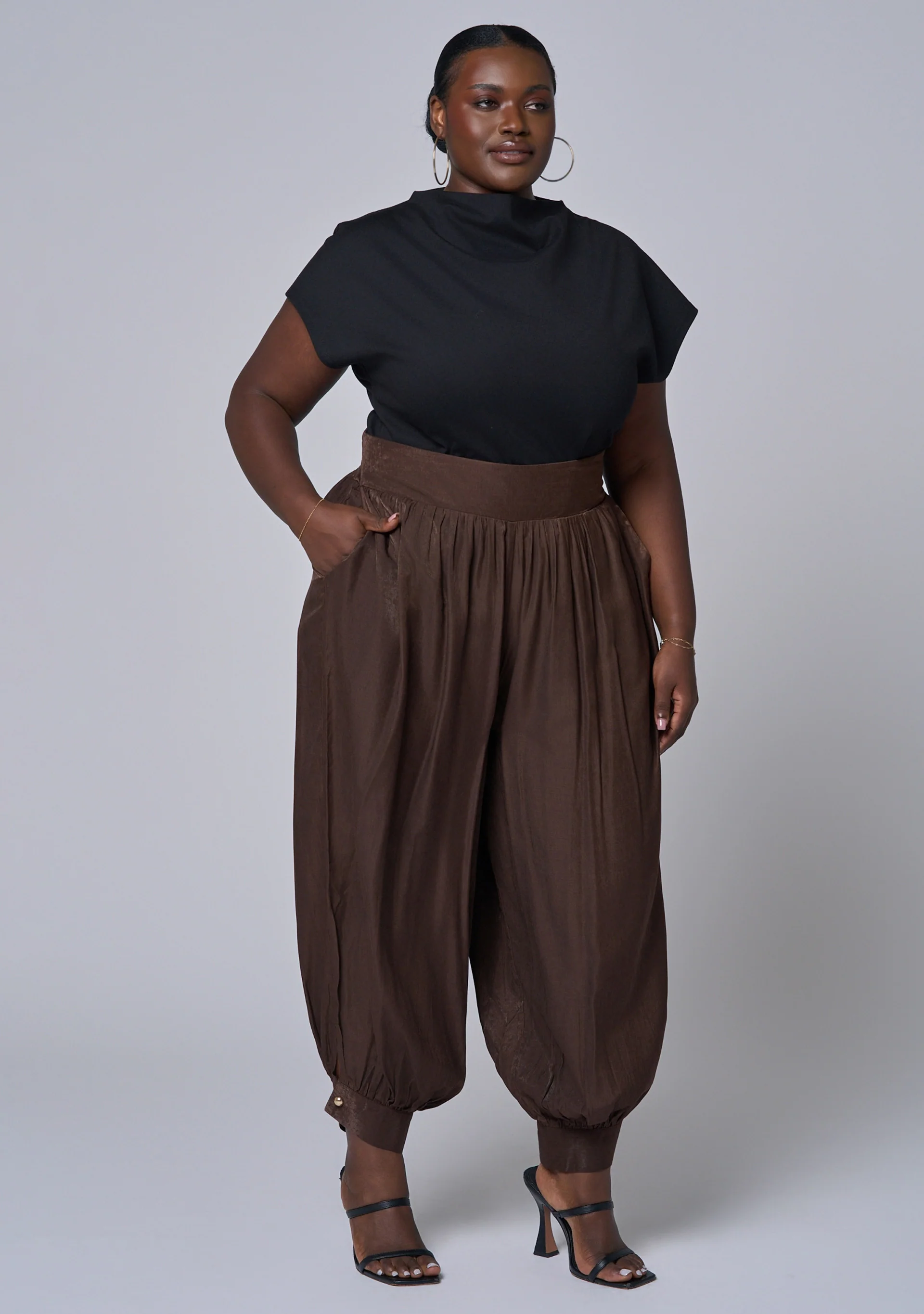 Worn Cargo Harem Pant