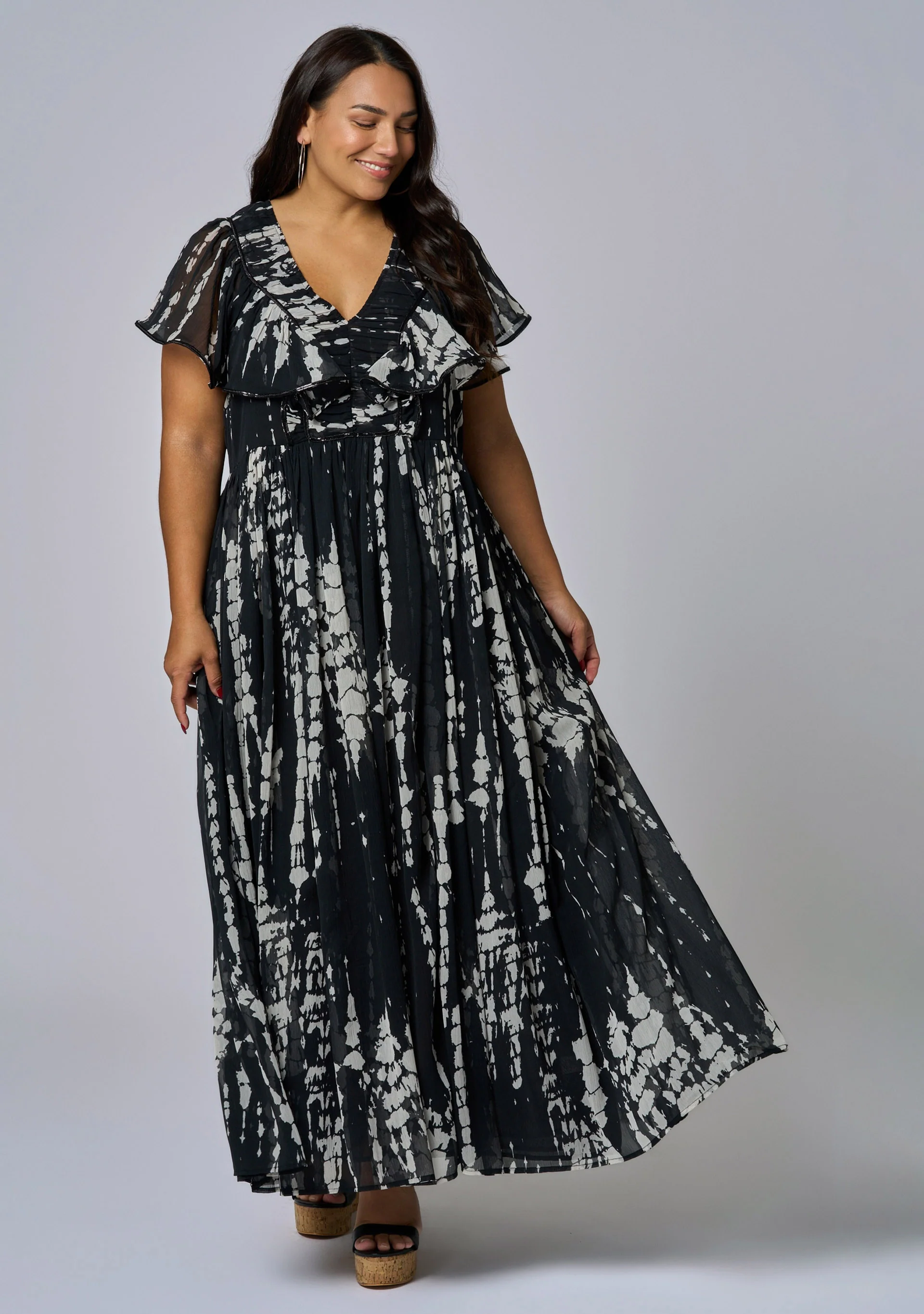 Woven Stars Maxi Dress