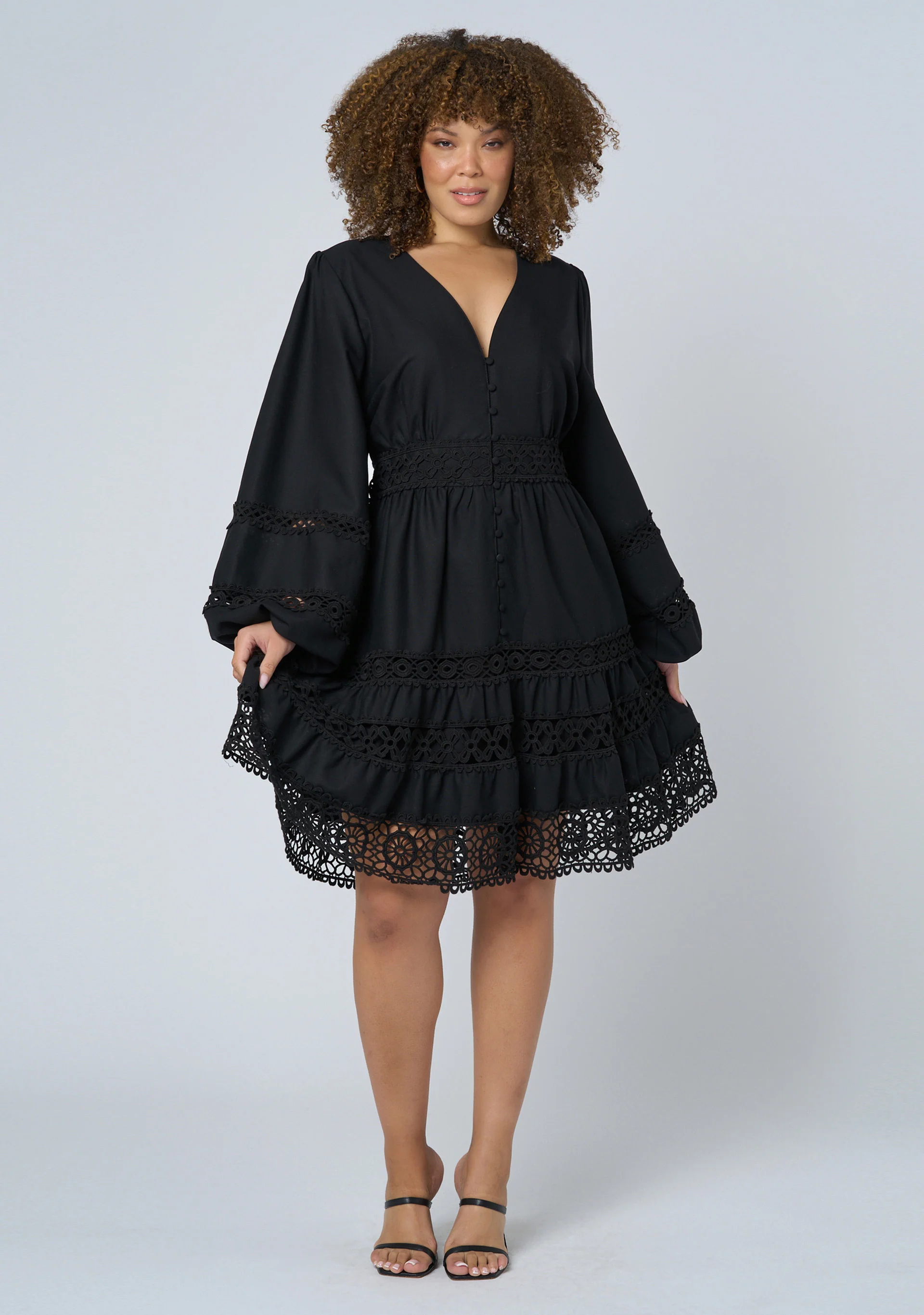 Zaliah Lace Mini Dress - Image 4